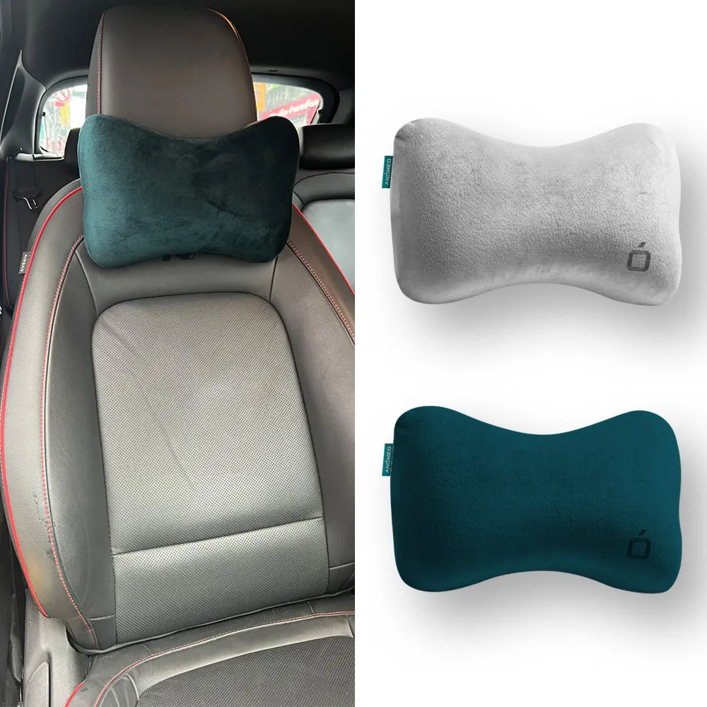 【ANOMEO】狗骨形 車用頭枕 高密度記憶棉(車用頭枕/靠枕/頭枕)