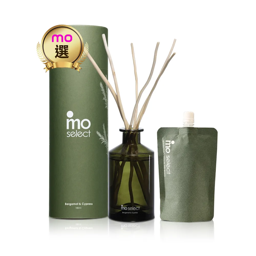 【mo select】植萃精油擴香超值組|擴香1入+補充包1入(mo選/香氛/精油擴香/送禮/禮物)