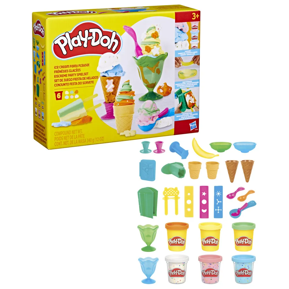 【PLAYDOH 培樂多】創意廚房系列(冰淇淋派對)