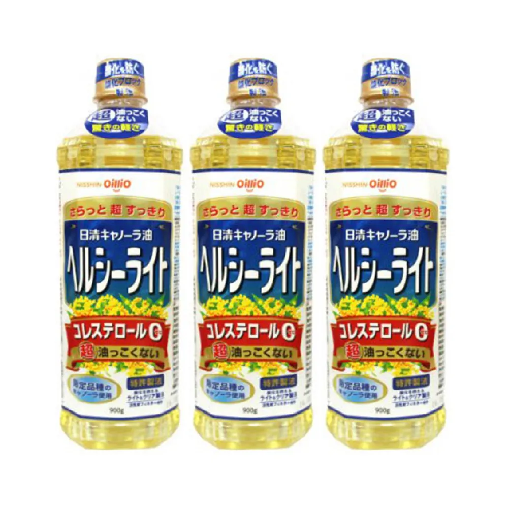 即期品【NISSIN 日清】特級芥花油880ml/800g三入組(芥籽油/菜籽油/芥花油)