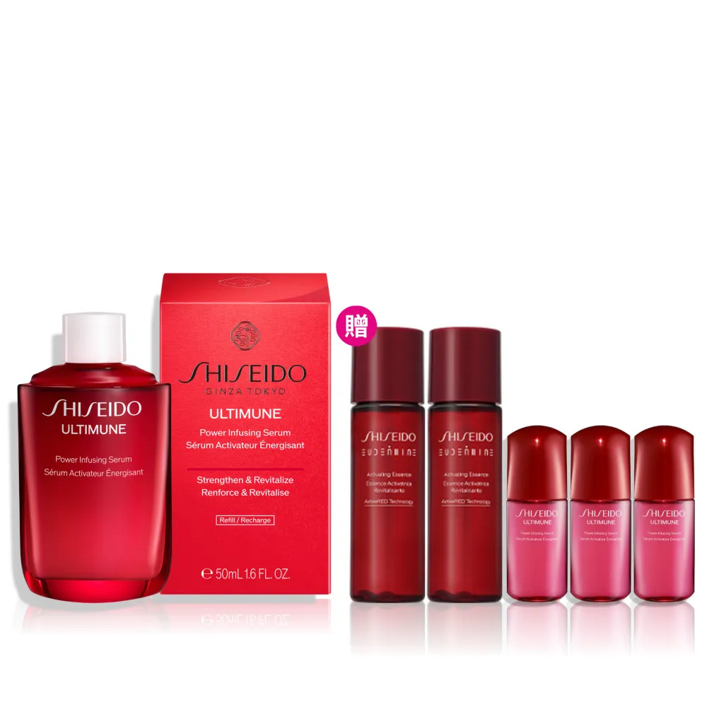 【SHISEIDO 資生堂國際櫃】紅妍山茶花修護精華50mL 補充瓶(精華液/抗老/保濕/修護)