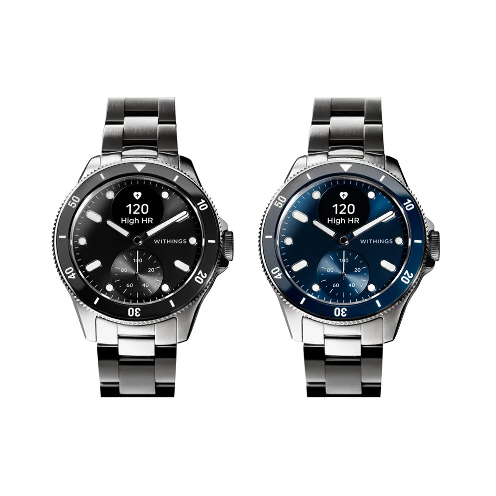 WITHINGS ScanWatch Nova Brilliant 時尚風健康智慧腕錶 39mm 金/銀 公司貨