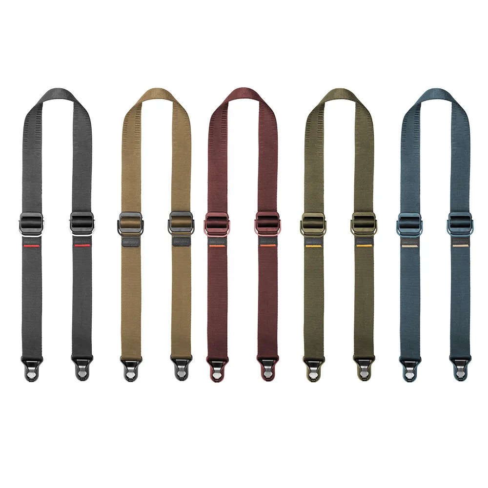 【Peak Design】纖細版快裝神奇背帶 Slide Lite(經典黑/沙漠黃/勃根地紅/山野綠/玄武藍)