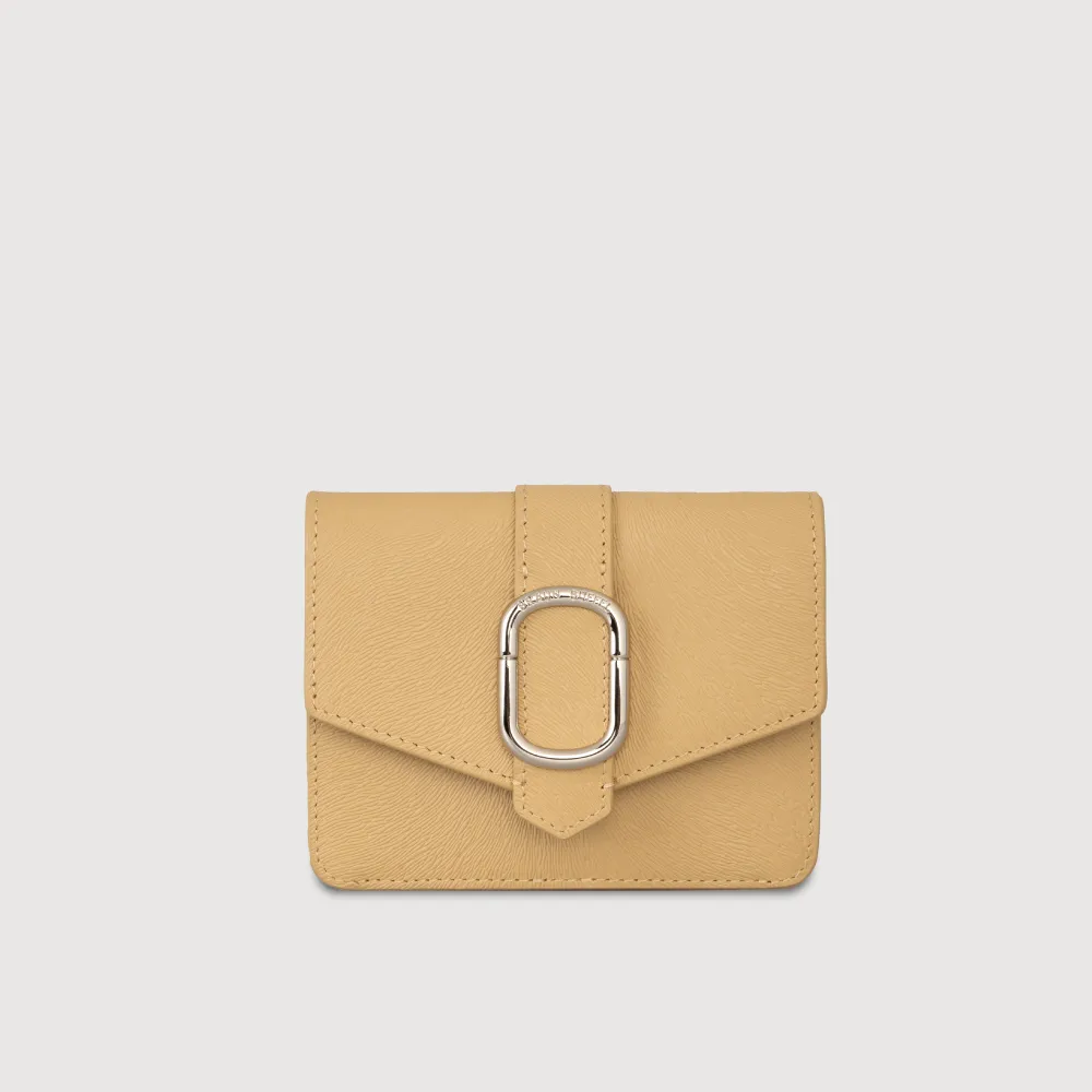【BRAUN BUFFEL 德國小金牛】瑟魯爾-A 3卡兩折短夾-淺棕色(BF845-403-CR) 錢包送禮推薦