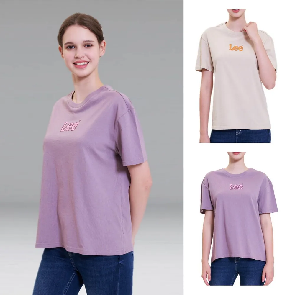【Lee】出清品-女裝 短袖T恤 / 胸前小LOGO 共2色 Boyfriend版型(LL220360726 / LL22036097W)