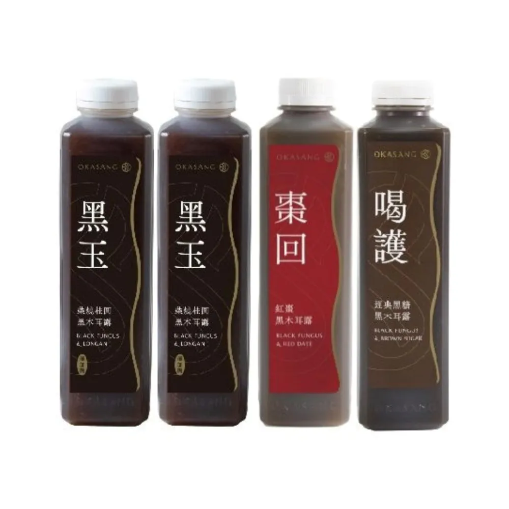 【O卡桑】黑木耳露經典組1000mlx4(黑木耳露*4)