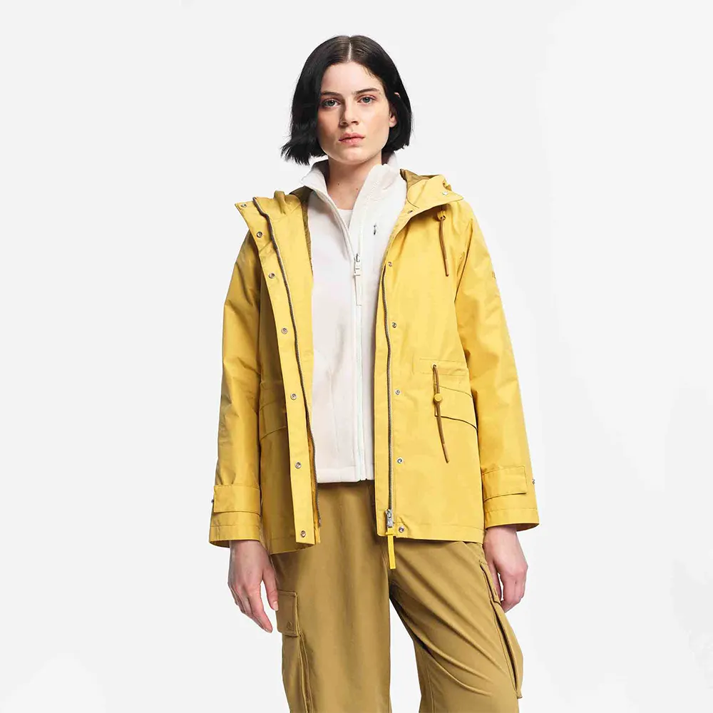 【AIGLE】女 GORE-TEX 防水透氣外套|AG-5A207A043 鵝黃(女外套 防水透氣外套 防風外套 Goretex)