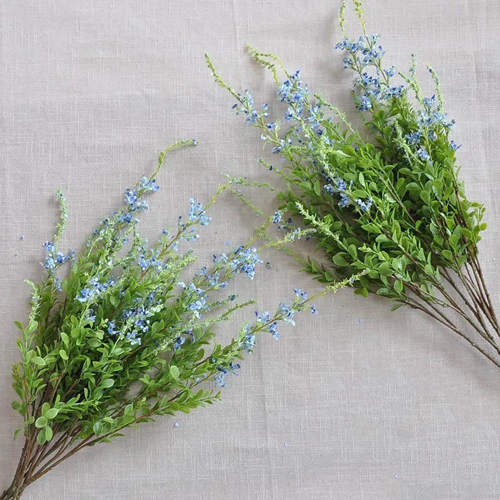 【Floral M】法式鄉村田園鼠尾草仿真花花材1入組(人造花/仿真花/假花/花藝DIY/裝飾花材)