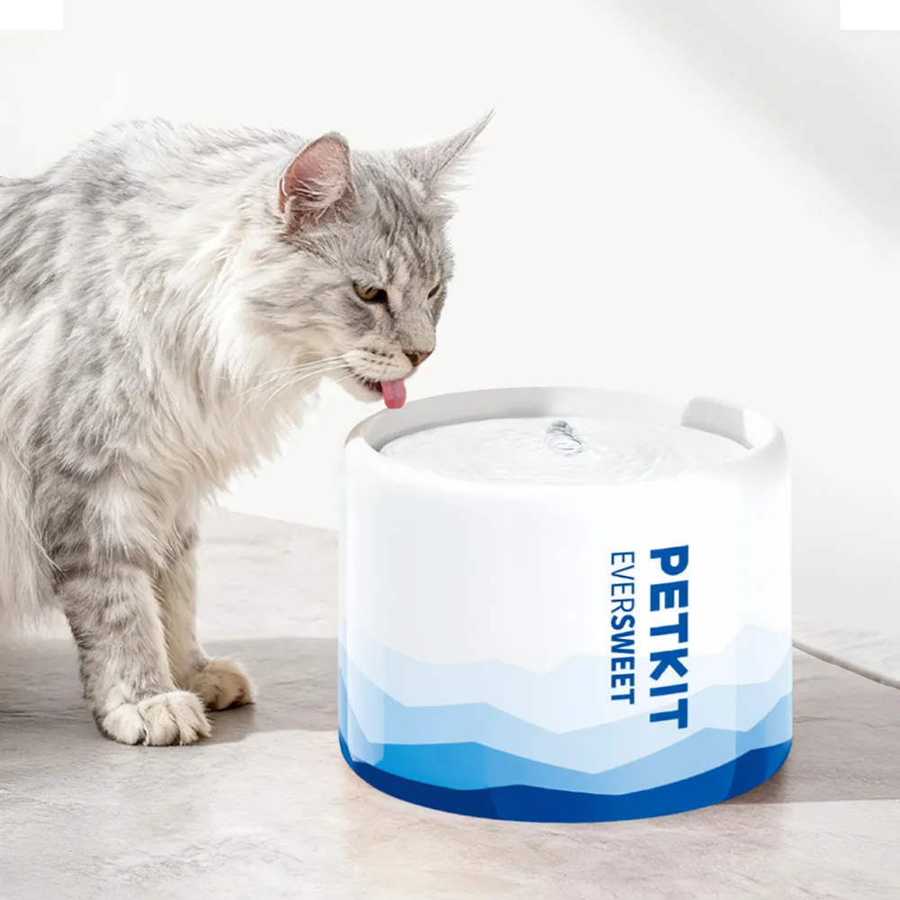 【Petkit 佩奇】官方直營 智能寵物陶瓷循環活水機2 SE 蔚藍(有線馬達/寵物自動飲水機/大容量活水機)