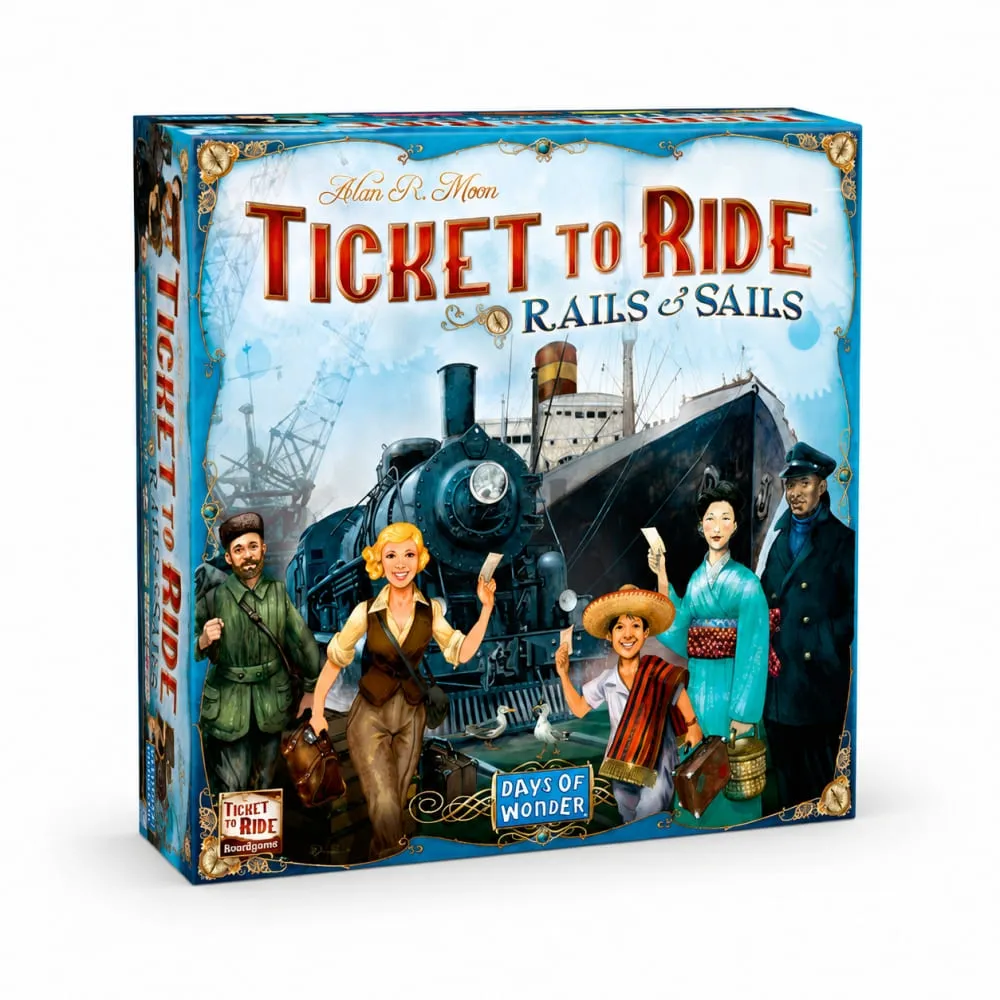 【Asmodee 艾賜魔袋】鐵道任務 地圖擴充：日本&義大利 英文版 ( 擴充地圖 需搭主遊戲 8歲以上 家庭桌遊 )