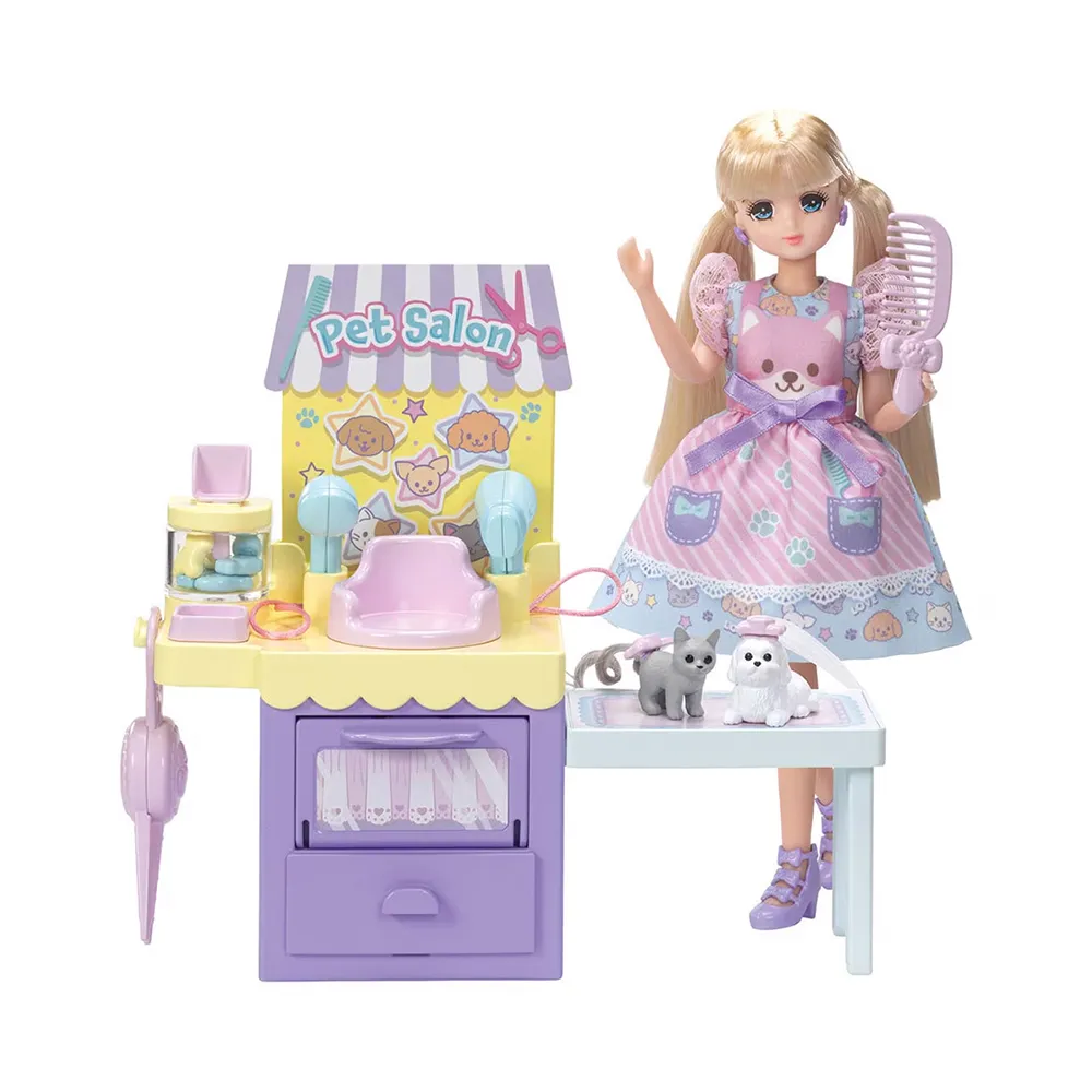 【TAKARA TOMY】Licca 莉卡娃娃 莉卡工作夥伴組-寵物美容師凱倫