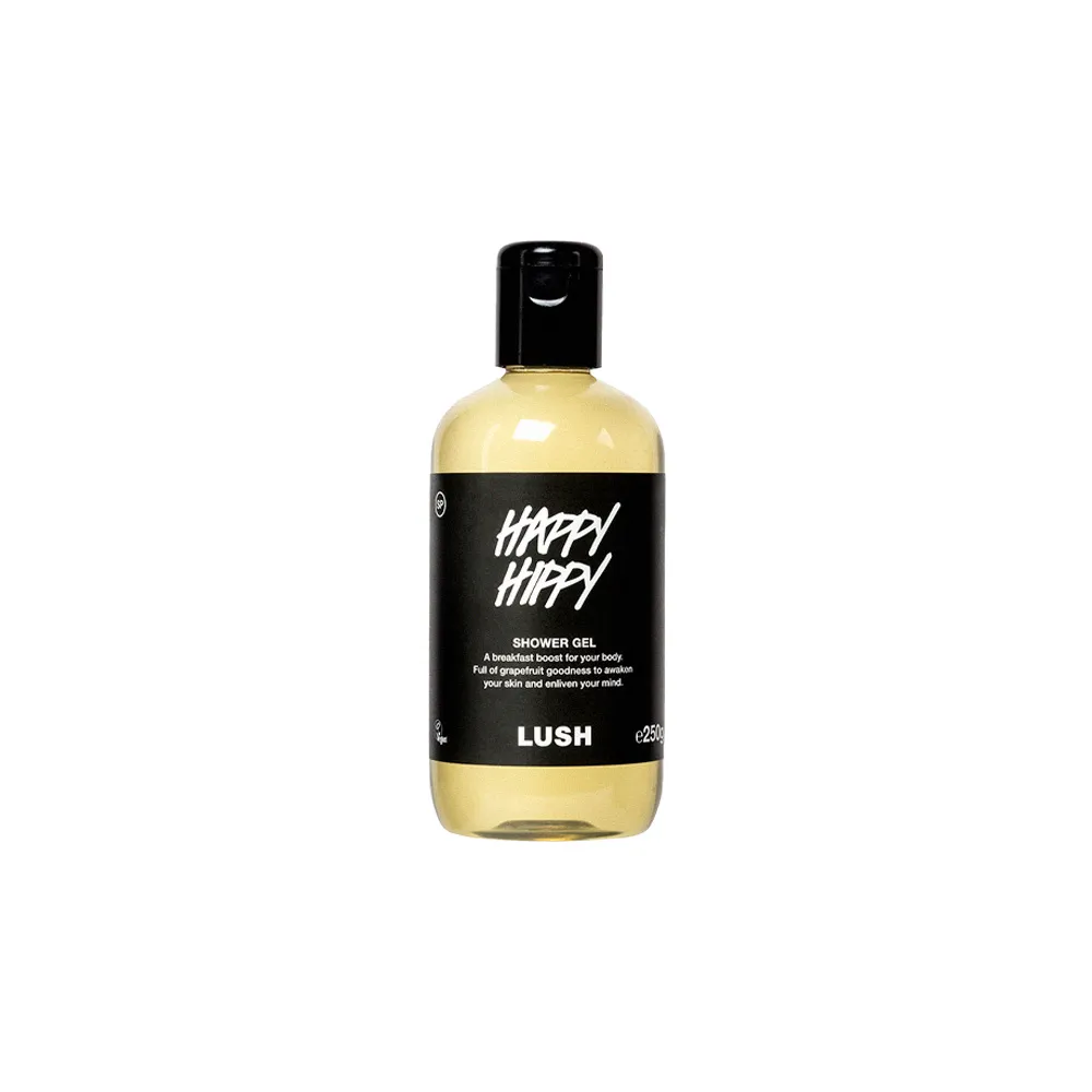 【LUSH 嵐舒】Happy Hippy 歡樂柚香沐浴露 250g(清新/果香/檸檬/柑橘)
