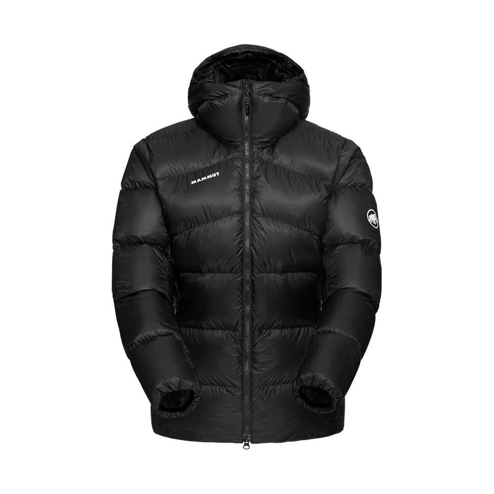 【Mammut 長毛象官方直營】Taiss Pro IN Hooded Jkt AF 專業防風防潑水羽絨外套 黑色 女款 #1013-03320