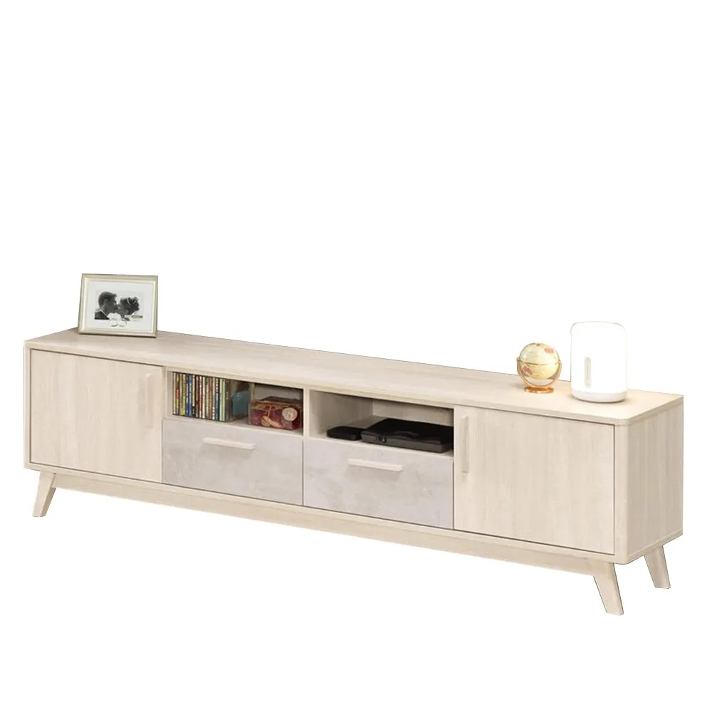 【WAKUHOME 瓦酷家具】Hank 6尺中抽長櫃 A002-326-4