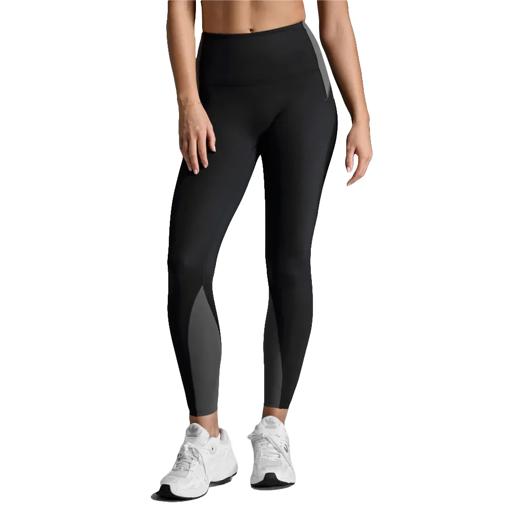 【2XU】女士 全長高腰立體剪裁壓縮褲 運動褲 瑜珈褲 踢拳褲 黑(WA7334b-BLKBLK)