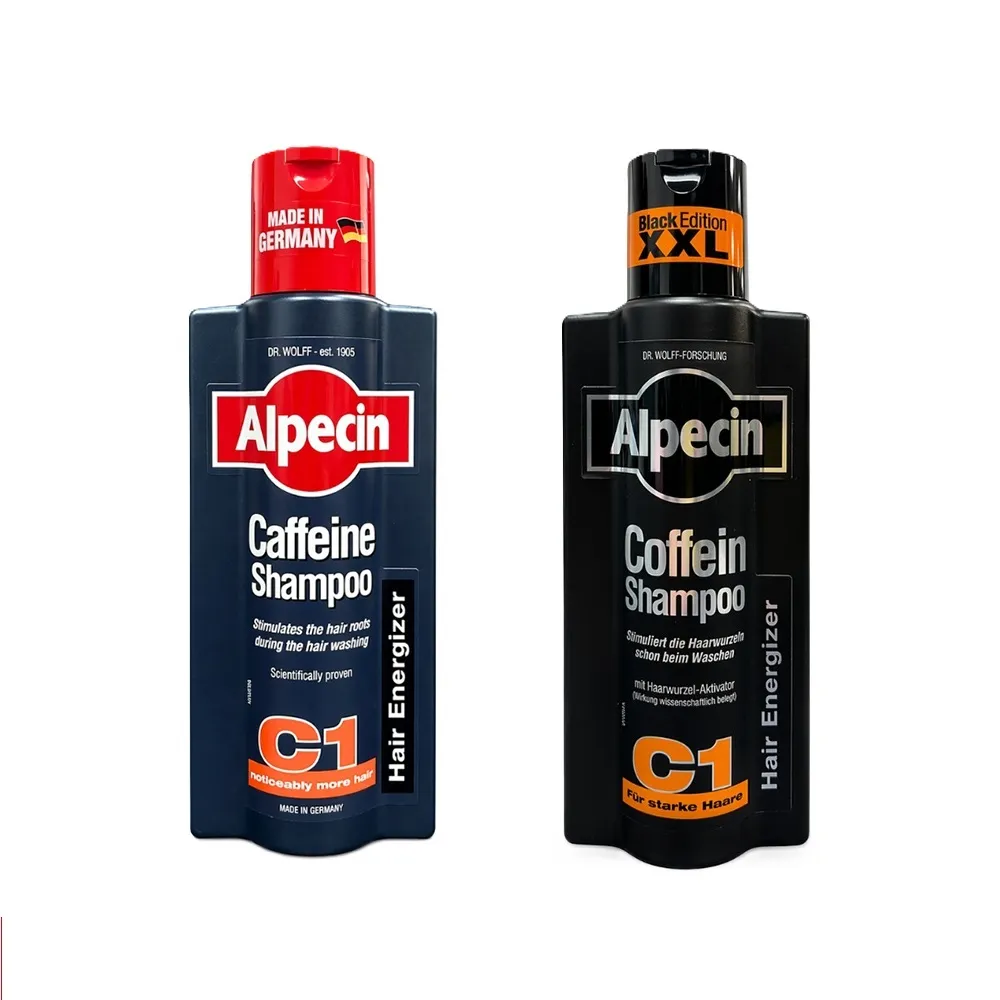【Alpecin】咖啡因洗髮露C1 一般款/黑色經典款  款式任選 (375ml/瓶)