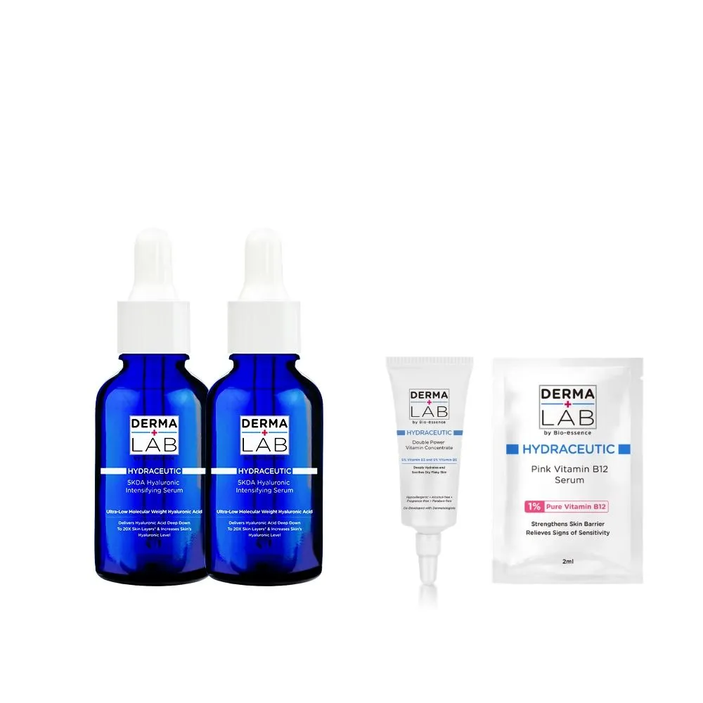 【DermaLab 德美醫研】5KDA超導玻尿酸水光精華30ml(2入組)