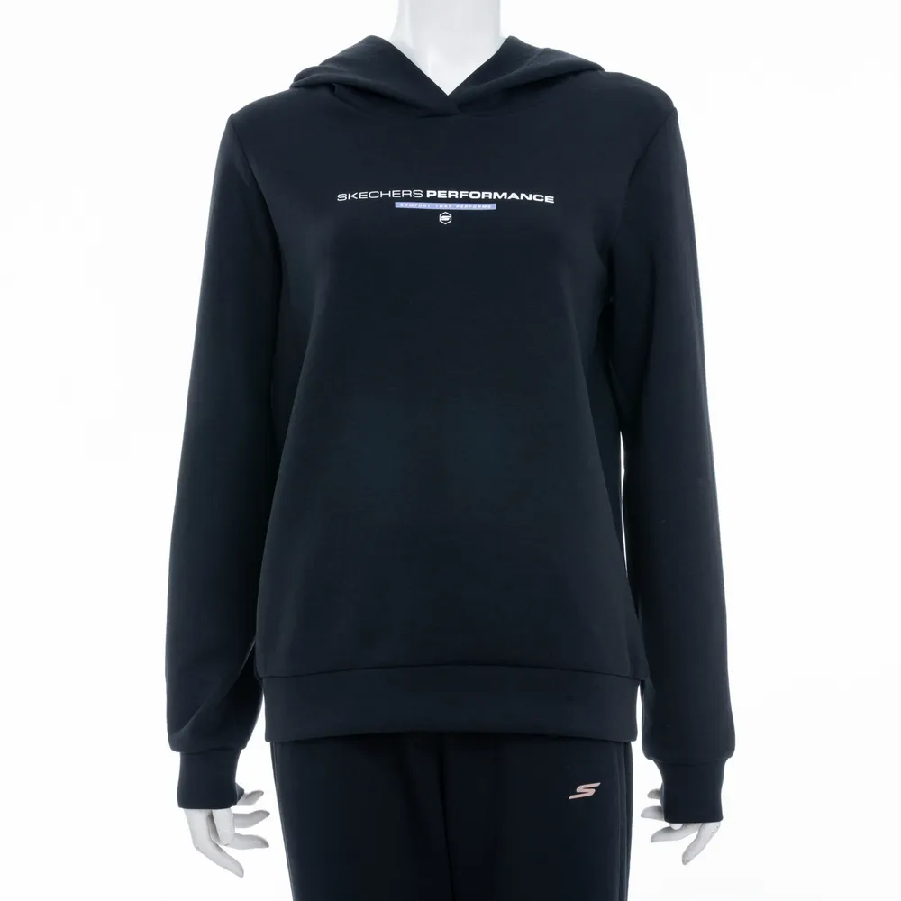 【SKECHERS】女長袖連帽衛衣(P322W049-0018)