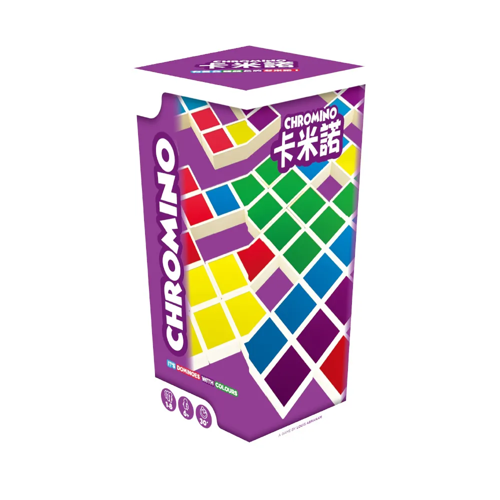 【Asmodee 艾賜魔袋】卡米諾 小盒版 Chromino Small Box  (益智桌遊 顏色配對 邏輯思考 親子家庭 策略小品)