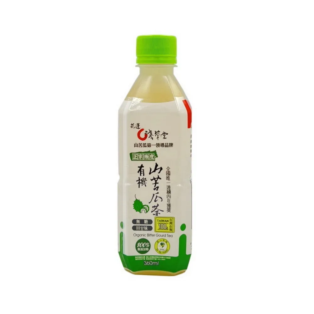 【農會】有機山苦瓜茶360ml x12瓶(有機)