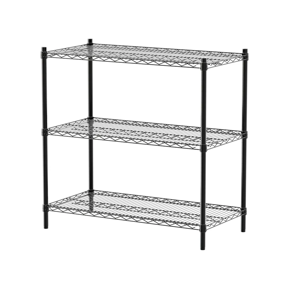 【dayneeds 日需百備】荷重型 90x45x90公分烤漆三層架(鐵力士架/收納層架/層架/鐵架)