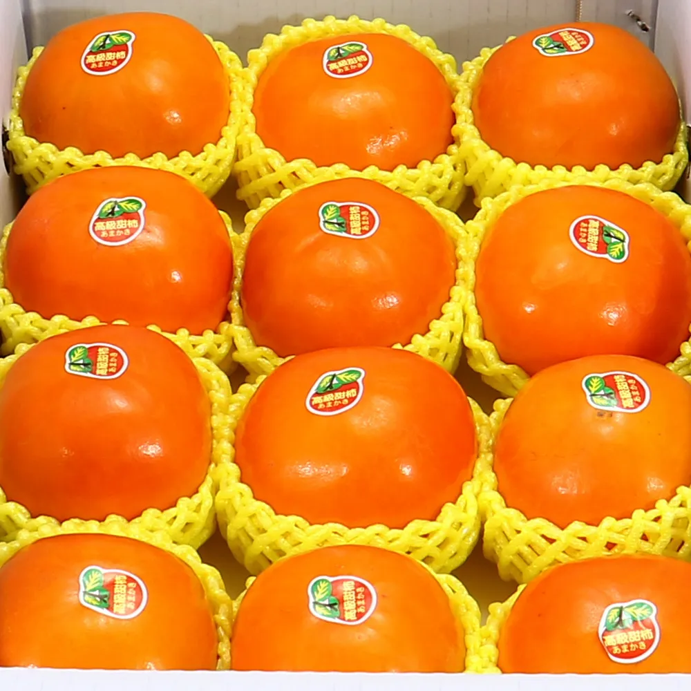【愛蜜果】高山特級10A甜柿11入原裝箱(約341~378g/顆)