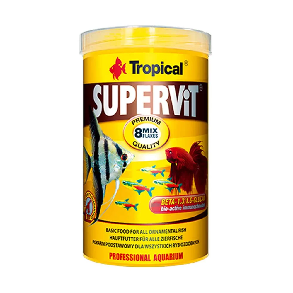 【Tropical】德比克高維他中小型熱帶魚主食(1000ml)