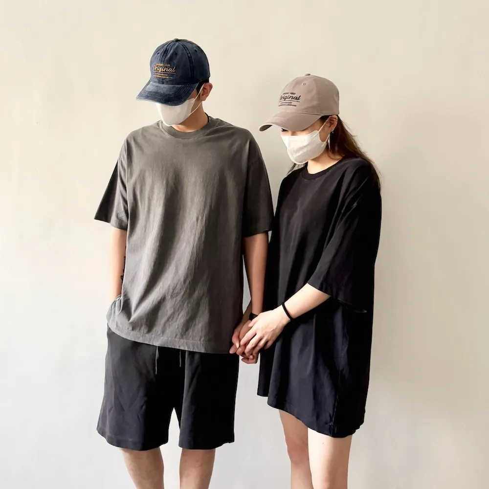 【AMERO】男女裝 水洗素面短袖T恤(男裝 女裝 水洗 素面 短袖T恤 情侶裝)