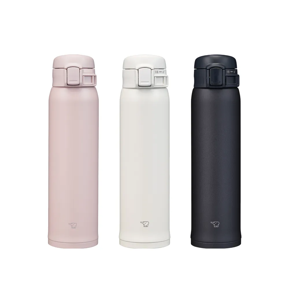 【ZOJIRUSHI 象印】MOMO獨家 彈蓋不銹鋼真空保溫保冷杯-600ml (SM-SK60EMD 保溫瓶/保冰/環保杯)