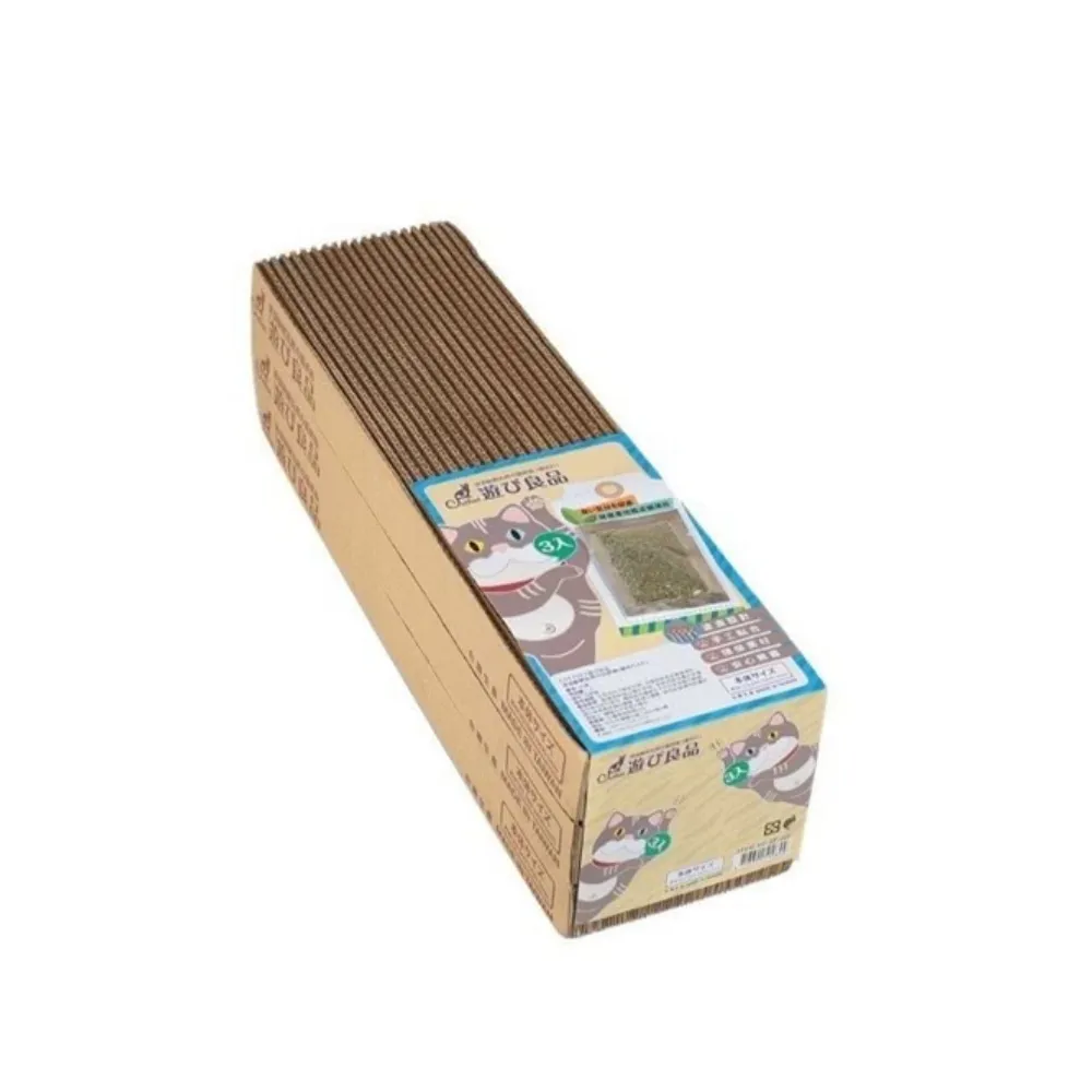 【Catfeet】遊玩良品《貓抓板》補充片-3片入（貓抓補充板）