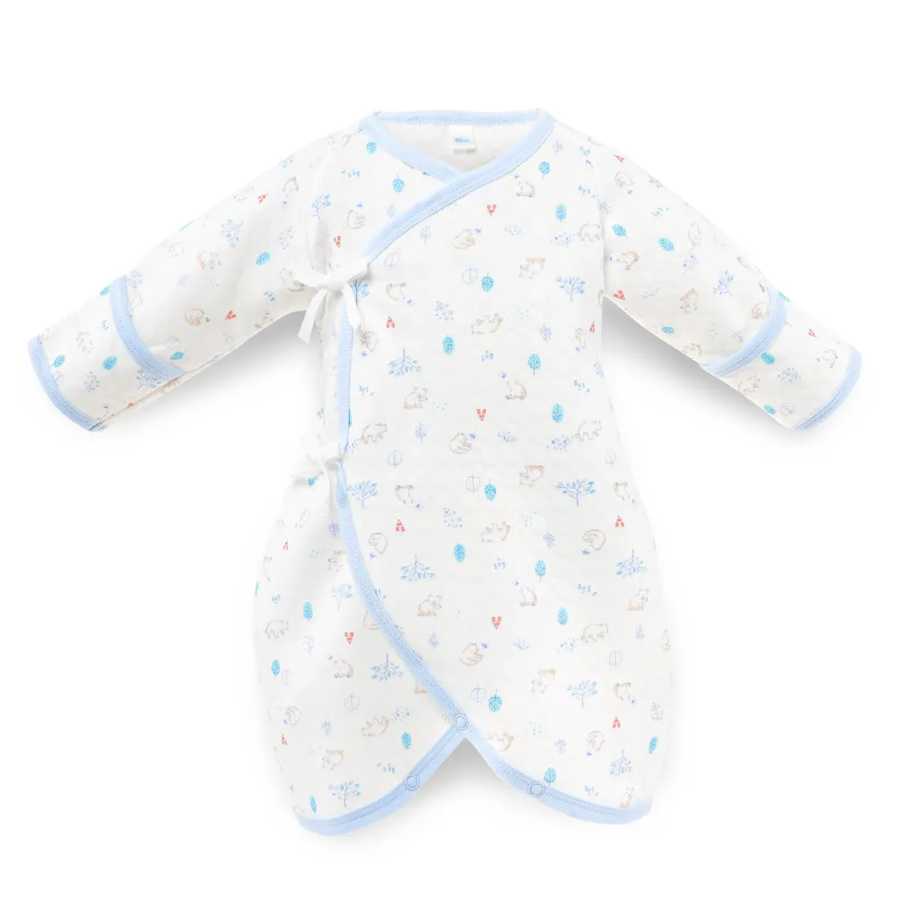 【ding baby】台灣製 秋冬反摺袖肚衣 2入(50CM-60CM)