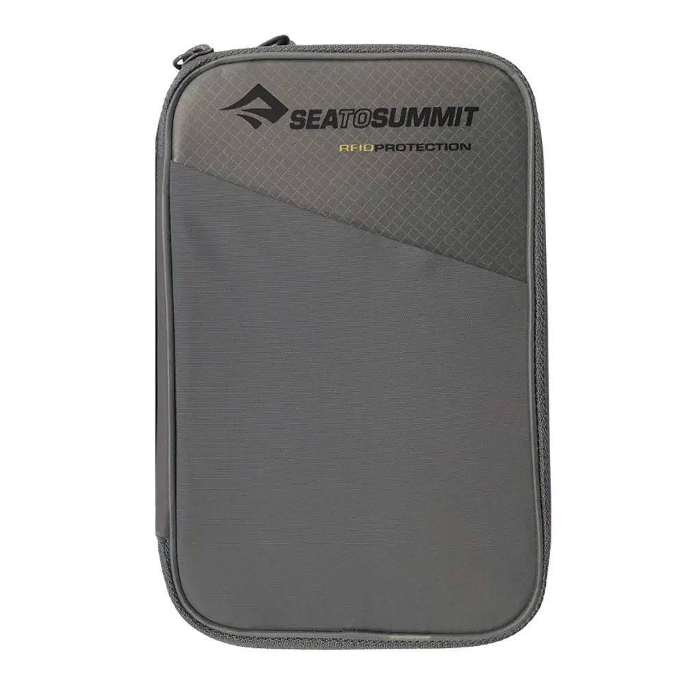 【SEA TO SUMMIT】雙11 RFID 旅行用安全錢包 M 灰/黑(防盜/證件包/零錢包/卡夾包/國旅)