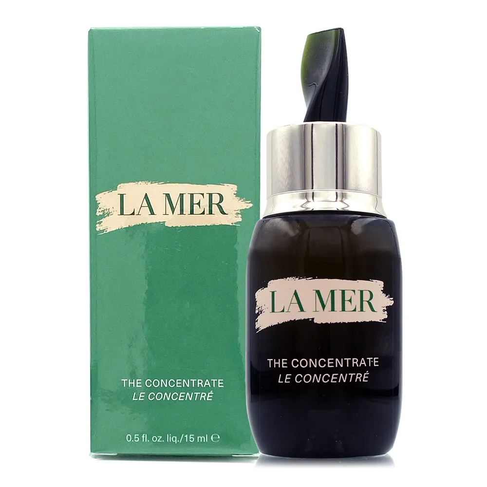 【LA MER 海洋拉娜】濃萃雙重修復精華15ml-贈品牌束口袋(專櫃公司貨)