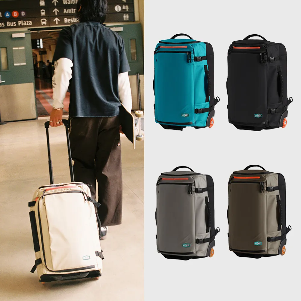 【BAGSMART】雙11 旅人Ultra兩用雙肩拉桿包43L(大容量 防潑水 登機 後背包 旅行袋)