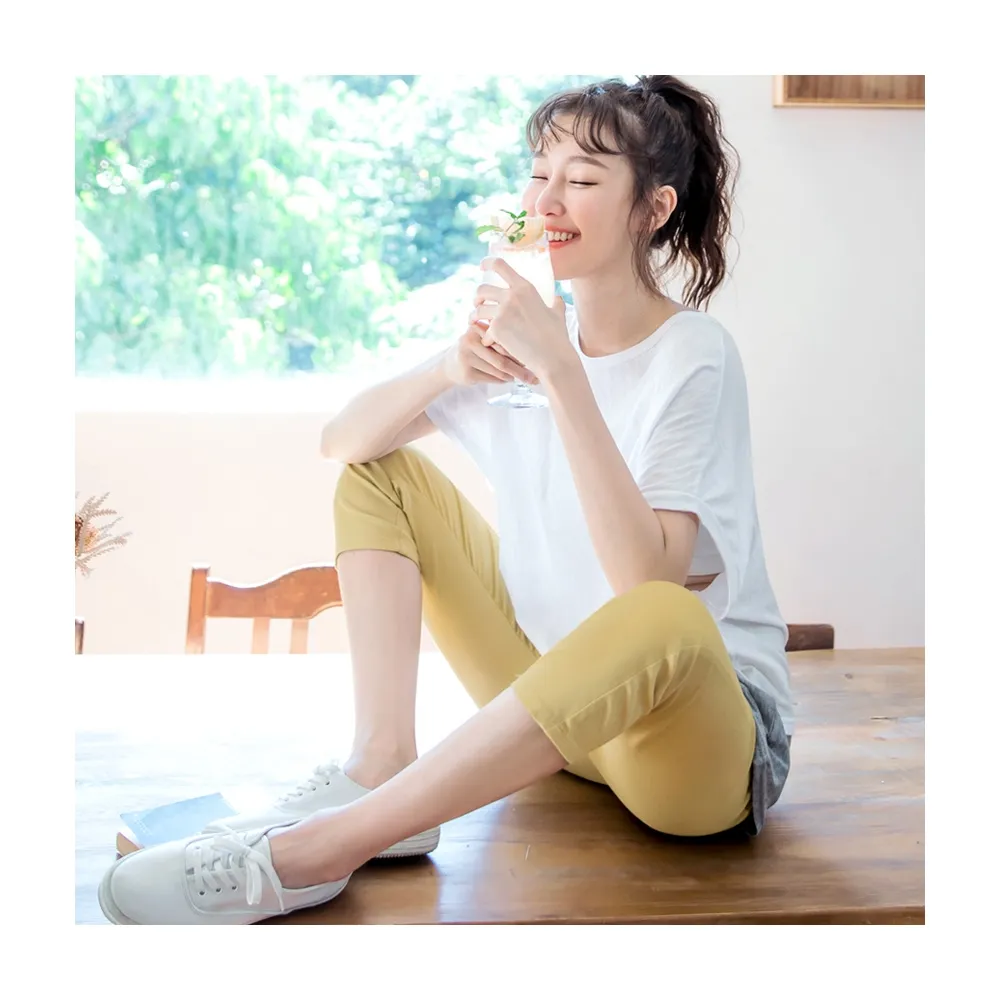 【OB 嚴選】視覺細5KG涼感超彈布立體美型七分魔法顯瘦褲 《BA5467》