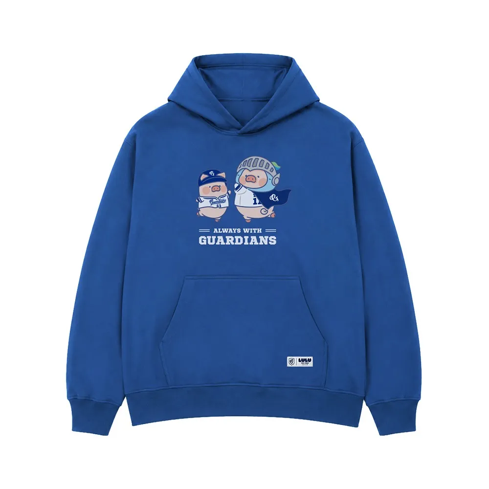 【富邦悍將】悍將 x LULUPIG聯名帽TEE(寶藍S-3XL)