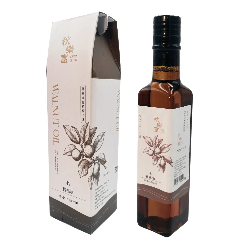 【Chiu Le Fu 秋樂富】冷壓初榨核桃油(250ml)