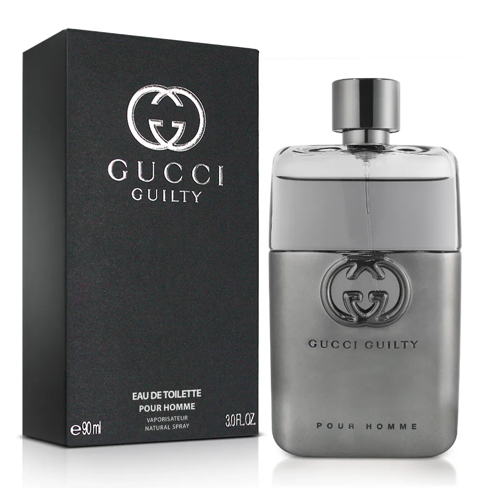 【GUCCI 古馳】Guilty Eau 罪愛男性淡香水90ml