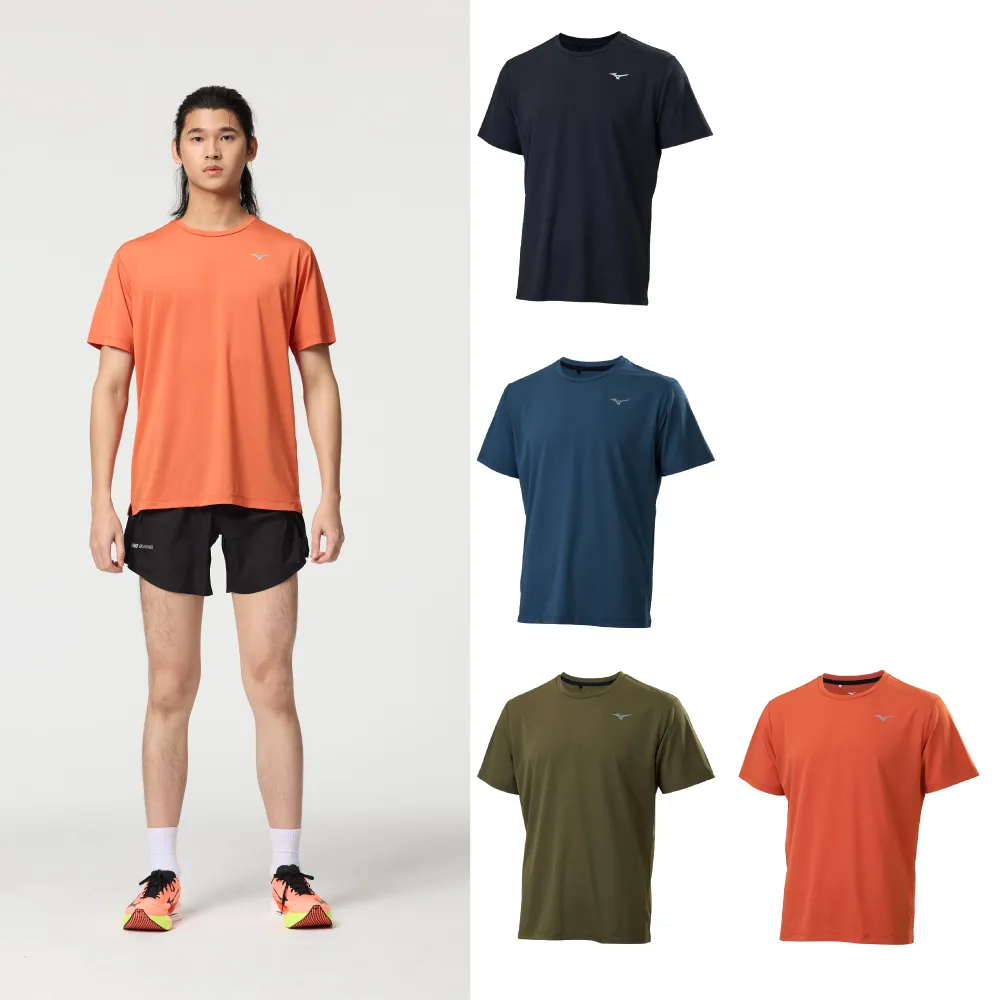 【MIZUNO 美津濃】吸汗速乾 路跑短袖T恤 J2TAD501XX（任選一件）