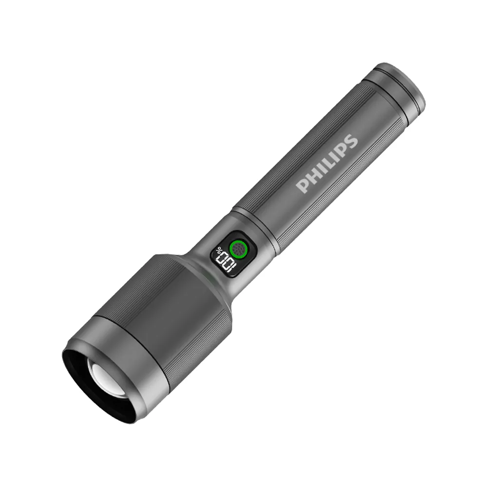 【Philips 飛利浦】SFL5102 長距離2500流明 IP55防水變焦鋁合金手電筒
