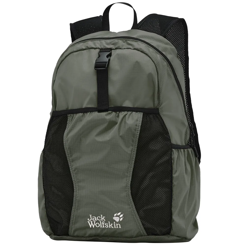【Jack wolfskin 飛狼】可收納輕便攻頂包 健行背包 17L(橄綠)