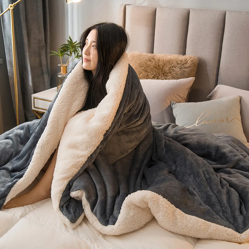 【Sleep Club】買一送一 法蘭絨×羊羔絨兩用被套 兩用被 四季被(6×7尺 180x210cm 多款任選)