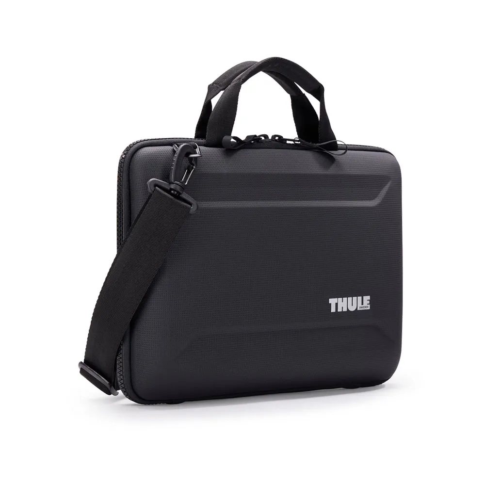 【Thule 都樂】Gauntlet attach☆ MacBook® Pro 14吋 筆電手提袋 黑色 (週年慶/露營/旅行/收納)