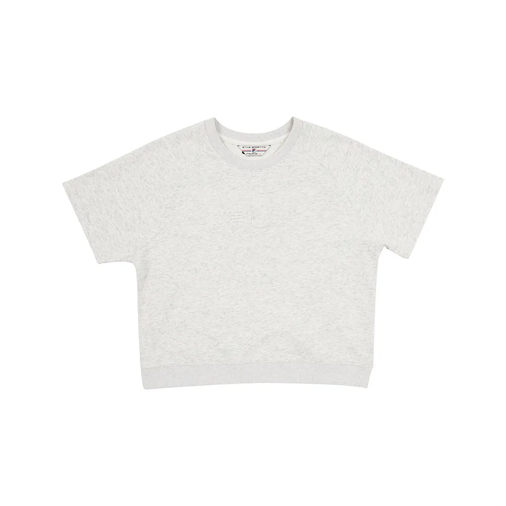 【FILA】女短袖圓領T恤-米麻花 5TEA-5445-MY