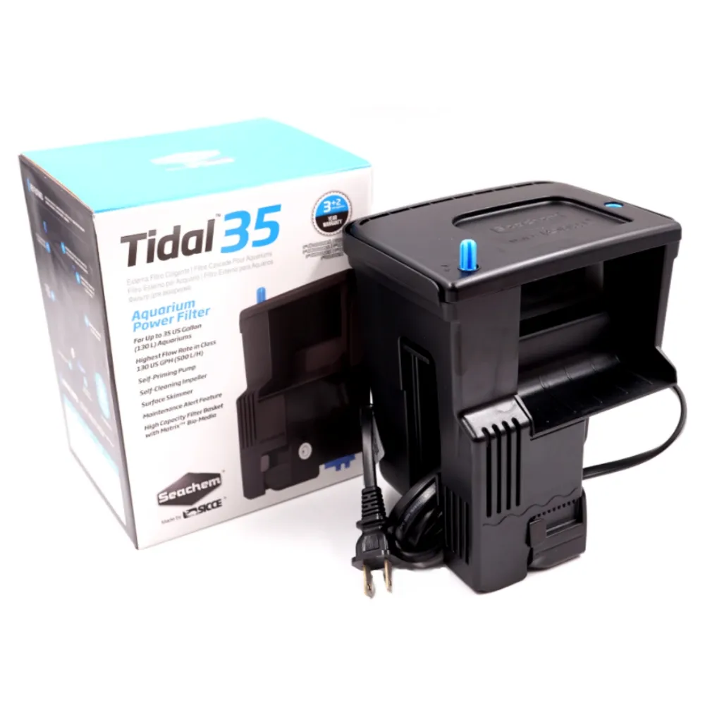 【Seachem 西肯】SICCE希捷 Tidal 35 多功能除油膜強迫外掛過濾器(500L/H 適用水量130公升)