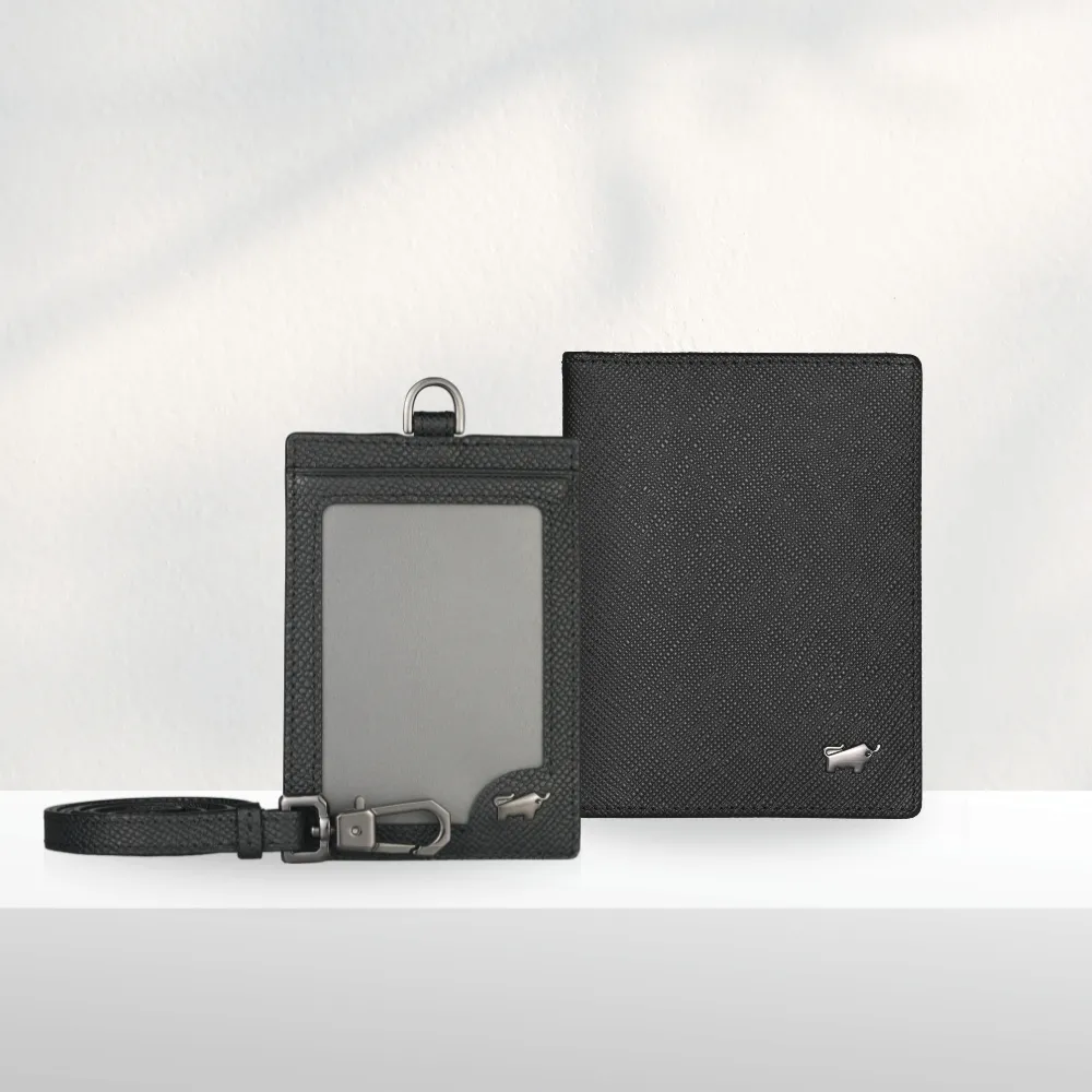 【BRAUN BUFFEL 德國小金牛】配件送禮推薦 專櫃頂級真皮名片夾證件夾(多款任選賣場A)