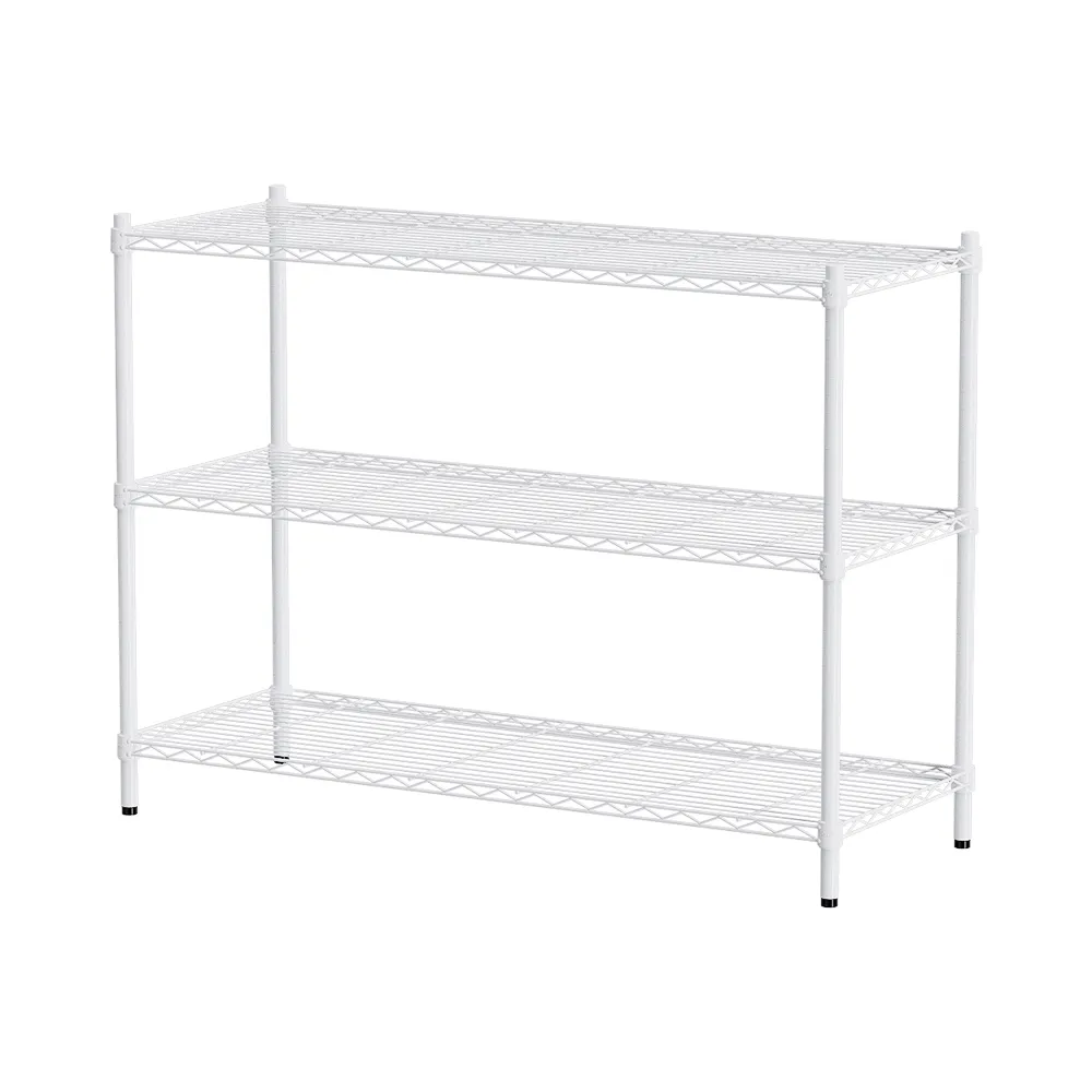 【dayneeds 日需百備】輕型 120x45x90公分 烤漆三層架 兩色可選(鐵力士架/收納層架/展示架/層架/鐵架)