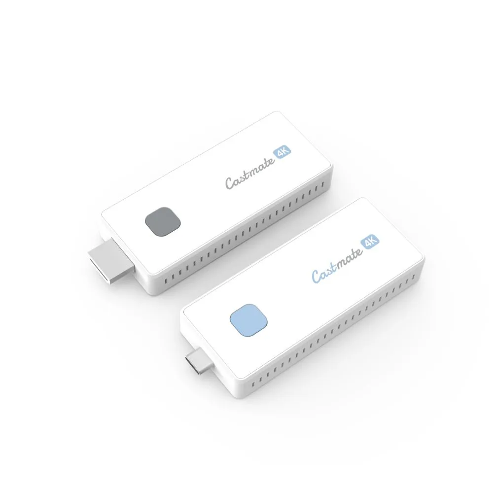 【AVA】OnCollab Castmate 4K Dual 行動無線投影組 含HDMI轉接頭 高畫質 手機投影 無線投屏 免安裝低延遲