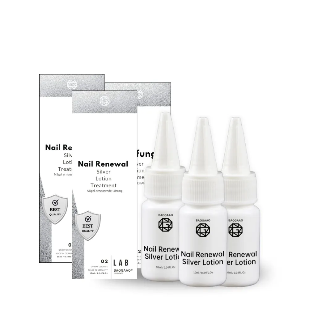 BAOGAAO 德國微銀指甲更新修護乳10ml 3入組
