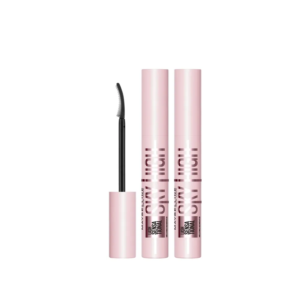【MAYBELLINE 媚比琳】飛天翹溫和瞬淨睫毛膏卸除液_2入組